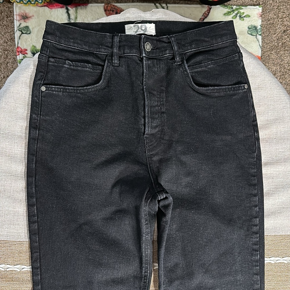 Woman’s Jeans We The Free Black Tall Boot Cut High Rise size 29 Stretch - Picture 3 of 10